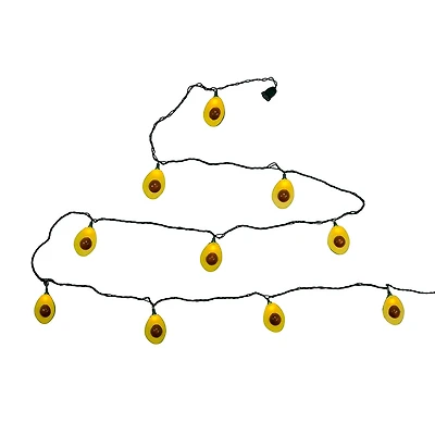 Kurt Adler 10-Light Avocado String Lights