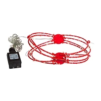 Kurt Adler 8inch Led Foldable Metal Sphere String Lights
