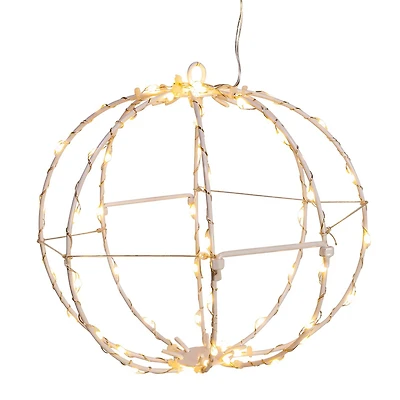Kurt Adler 8inch Led Foldable Sphere String Lights
