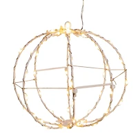 Kurt Adler 8inch Led Foldable Sphere String Lights