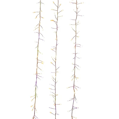 Kurt Adler 300-Light Dual Color Led Cluster Garland String Lights