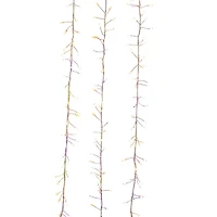 Kurt Adler 300-Light Dual Color Led Cluster Garland String Lights