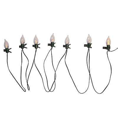 Kurt Adler Flicker Flame With Clips String Lights