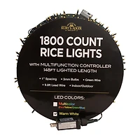 Kurt Adler 148foot Warm White Led Rice String Lights