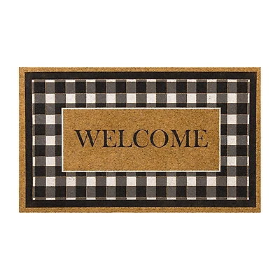Mohawk Home Faux Coir Welcome 18"X30" Outdoor Doormat