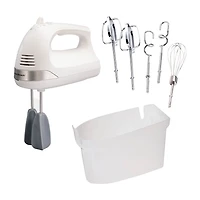 Hamilton Beach 6 Speed Hand Mixer with Snap-on Case and Easy Clean Beaters