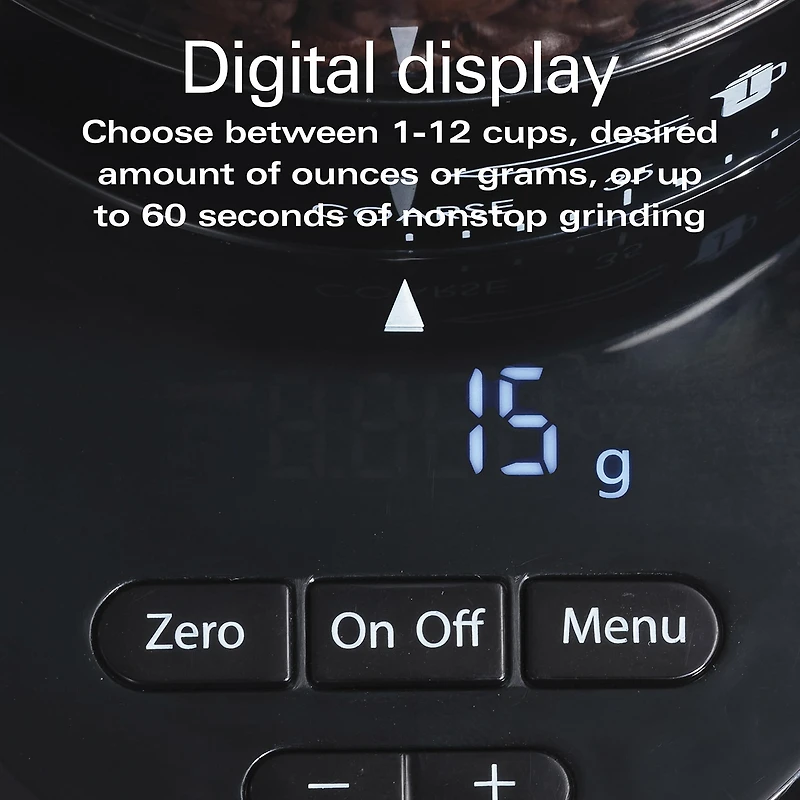 Hamilton Beach Conical Burr Digital Coffee Grinder