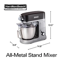 Hamilton Beach® All-Metal Stand Mixer with Attachment Hub
