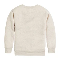Little & Big Kid Girls Crew Neck Fleece Long Sleeve Paw Patrol Sweatshirt