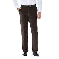 Haggar Stretch Corduroy Mens Classic Fit Flat Front Pant