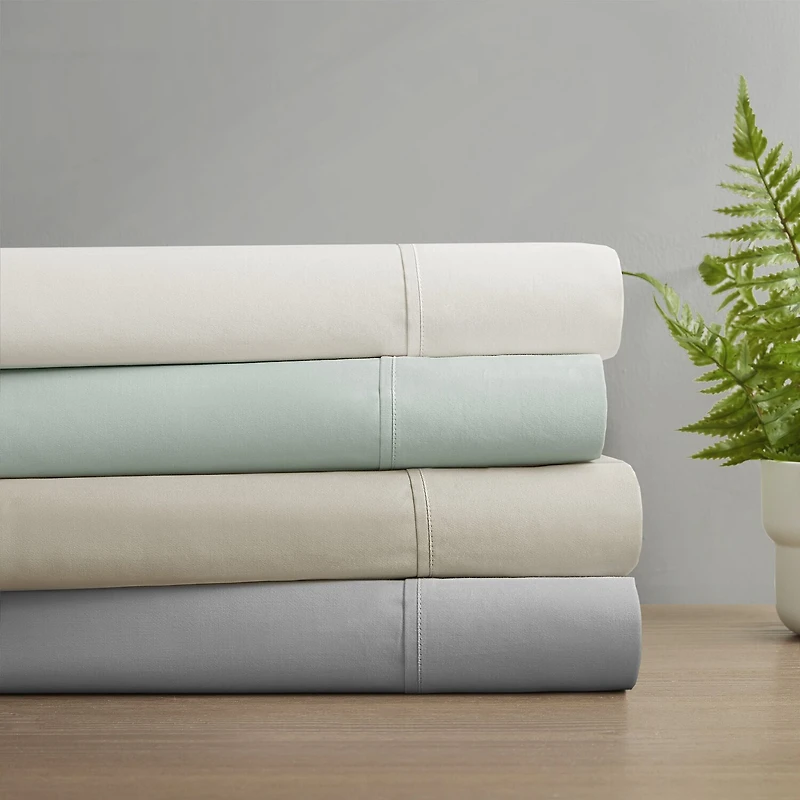 Madison Park Organic Cotton 300tc Deep Pocket Sheet Set