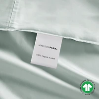 Madison Park Organic Cotton 300tc Deep Pocket Sheet Set