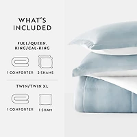 Casual Comfort Ocean Midweight Down Alternative Comforter Set