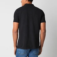 mutual weave Mens Regular Fit Short Sleeve Polo Shirt