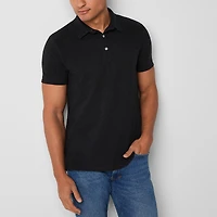 mutual weave Mens Regular Fit Short Sleeve Polo Shirt