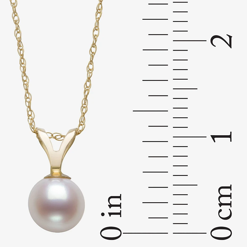 Womens White Cultured Freshwater Pearl 10K Gold 2-pc. Jewelry Set
