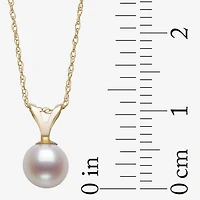 Womens White Cultured Freshwater Pearl 10K Gold 2-pc. Jewelry Set