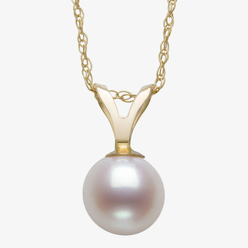 Womens White Cultured Freshwater Pearl 10K Gold 2-pc. Jewelry Set