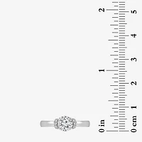 (I / I1) Womens 1 CT. T.W. Lab Grown White Diamond 14K Gold Round Engagement Ring