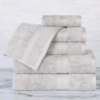SUPERIOR® Bamboo Collection | 100% Rayon From 6-pc. Quick Dry Solid Bath Towel Set