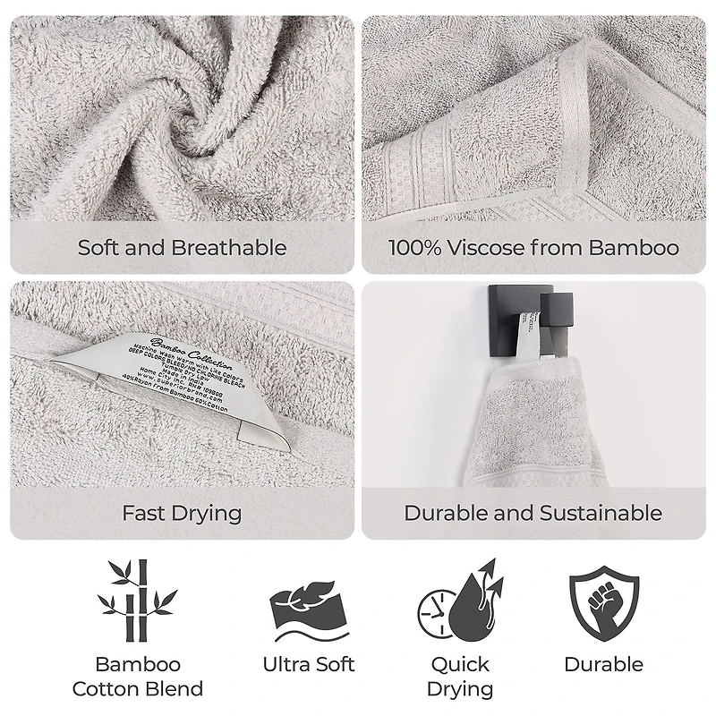 SUPERIOR® Bamboo Collection | 100% Rayon From 2-pc. Quick Dry Bath Towel