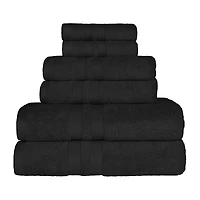 SUPERIOR® Ultra Collection | 100% Cotton 6-pc. Quick Dry Solid Bath Towel Set