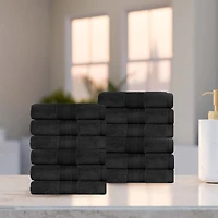 SUPERIOR® Aria Collection | 100% Turkish Cotton 12-pc. Quick Dry Washcloth