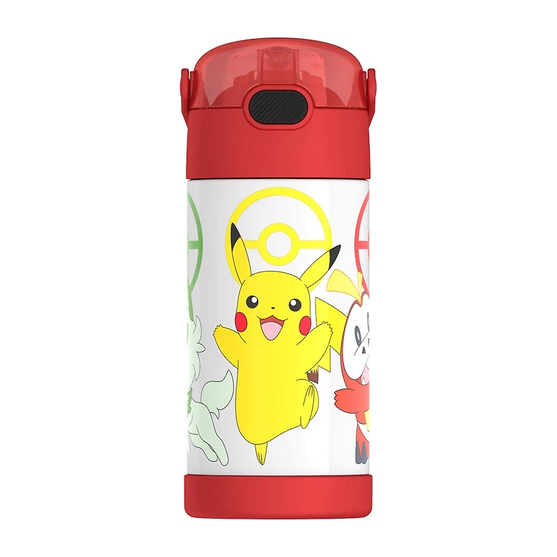 Thermos Pokemon Stainless Steel 12oz. Funtainer Water Bottle