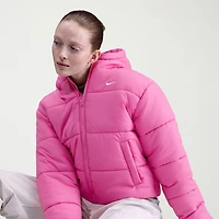 Nike Womens Water Resistant Hooded Heavyweight Puffer Jacket