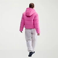 Nike Womens Water Resistant Hooded Heavyweight Puffer Jacket