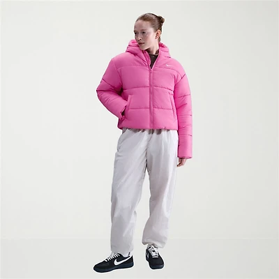 Nike Womens Water Resistant Hooded Heavyweight Puffer Jacket