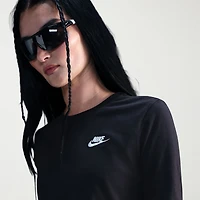 Nike Womens Crew Neck Long Sleeve Active T-Shirt