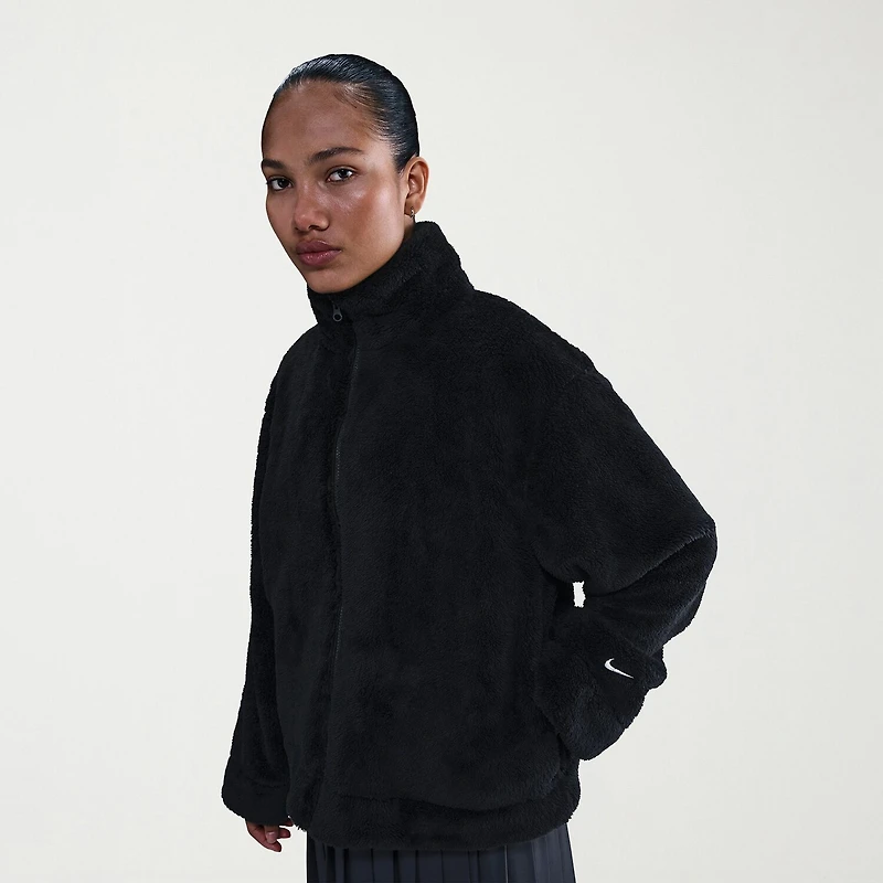 Nike Womens Fleece Lined Sherpa Midweight Jacket