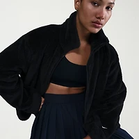 Nike Womens Fleece Lined Sherpa Midweight Jacket
