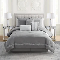 Sweet Home Collection™ Salerno 7 Piece Suede Elegant Bedding Set