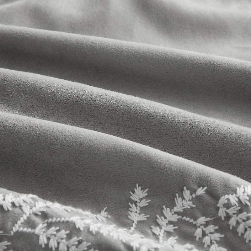 Sweet Home Collection™ Salerno 7 Piece Suede Elegant Bedding Set