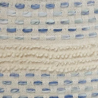 LR Home Eleanor 14" Handmade Cotton Blend Pouf