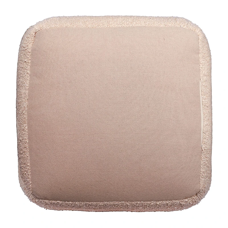 LR Home Albert 18" Handmade Polyester Pouf
