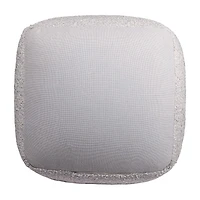 LR Home Albert 18" Handmade Polyester Pouf