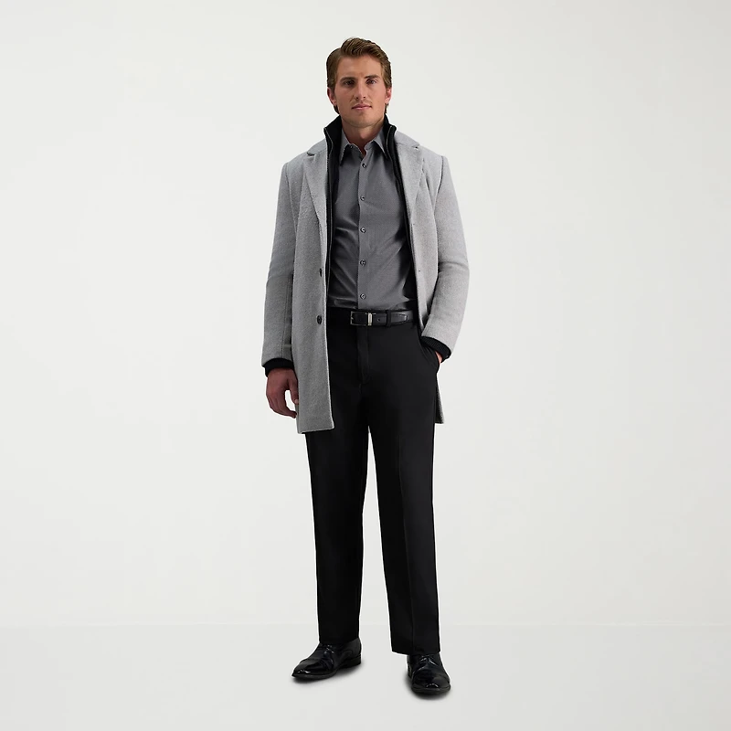 Haggar Cool 18 Pro Mens Classic Fit Flat Front Pant