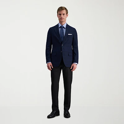 Haggar JMH Premium Stretch Mens COMFORT WAISTBAND Slim Fit Dress Flat Front Pant