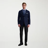 Haggar JMH Premium Stretch Mens COMFORT WAISTBAND Slim Fit Dress Flat Front Pant