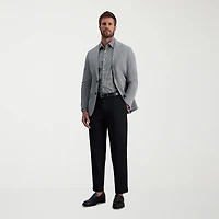 Haggar Iron Free Premium Khaki Mens Classic Fit Pleated Pant