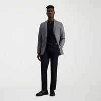 Haggar Iron Free Premium Khaki Mens Comfort Waistband Slim Fit Flat Front Pant