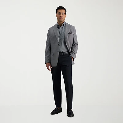 Haggar Iron Free Premium Khaki Mens COMFORT WAISTBAND Straight Fit Flat Front Pant