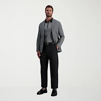 Haggar Cool Right Performance Flex Mens Classic Fit Flat Front Pant