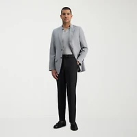 Haggar Cool Right Performance Flex Mens Comfort Waistband Slim Fit Flat Front Pant