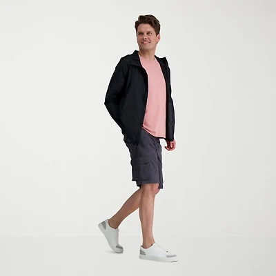 Haggar Stretch Comfort Cargo Tech Mens 10" Fabric Short