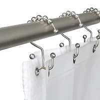 Maytex Mills Double Ball Glilde Shower Curtain Hooks