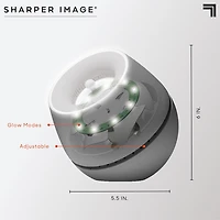 Sharper Image® Sound Soother Wind, White Noise Machine With LED Glow